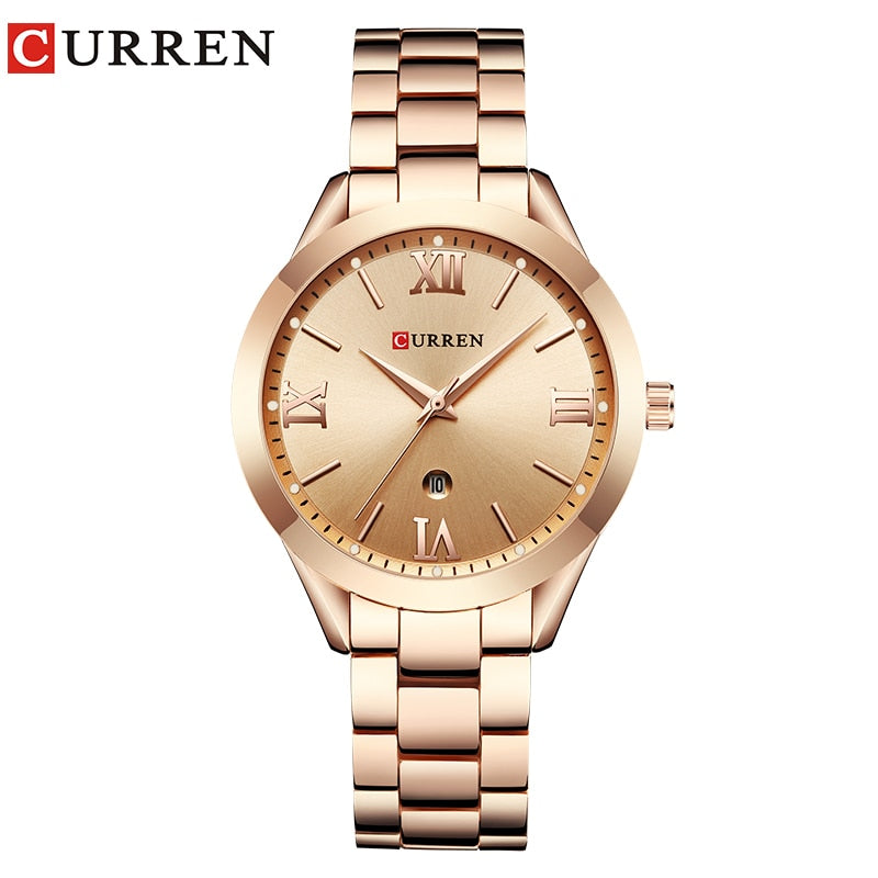 CURREN Montre en Or Femme