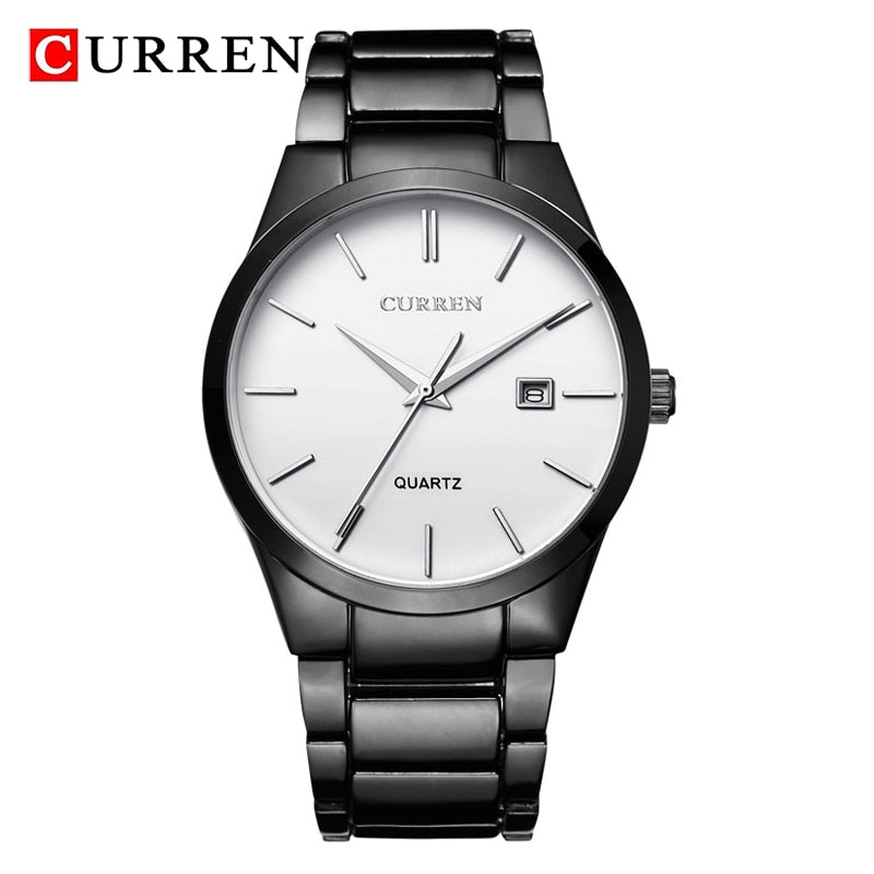 CURREN Mode Simple Hommes Montre Mince