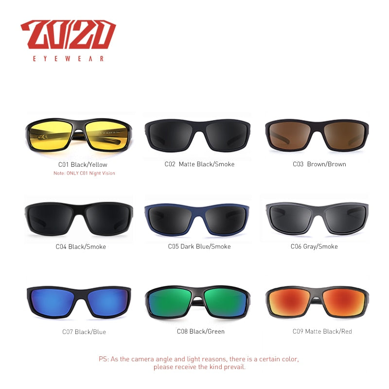 20/20 Optical Nouvelles lunettes de soleil polarisées Hommes