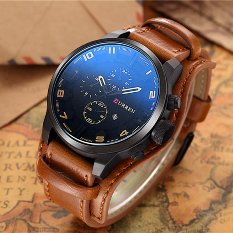 CURREN Men Watches Top Brand Luxury