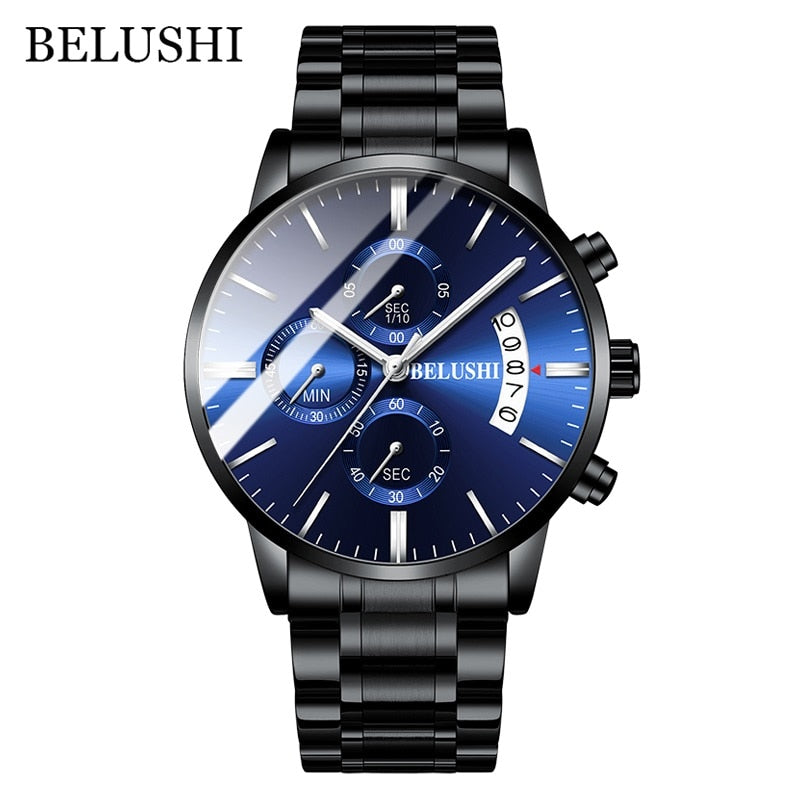 BELUSHI Mode Hommes Quartz Montre