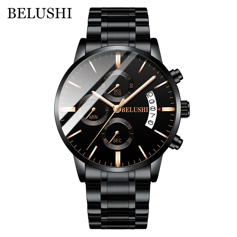 BELUSHI Mode Hommes Quartz Montre