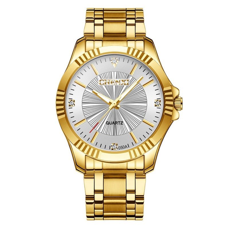 CHENXI Creative Golden Montre pour homme et femme