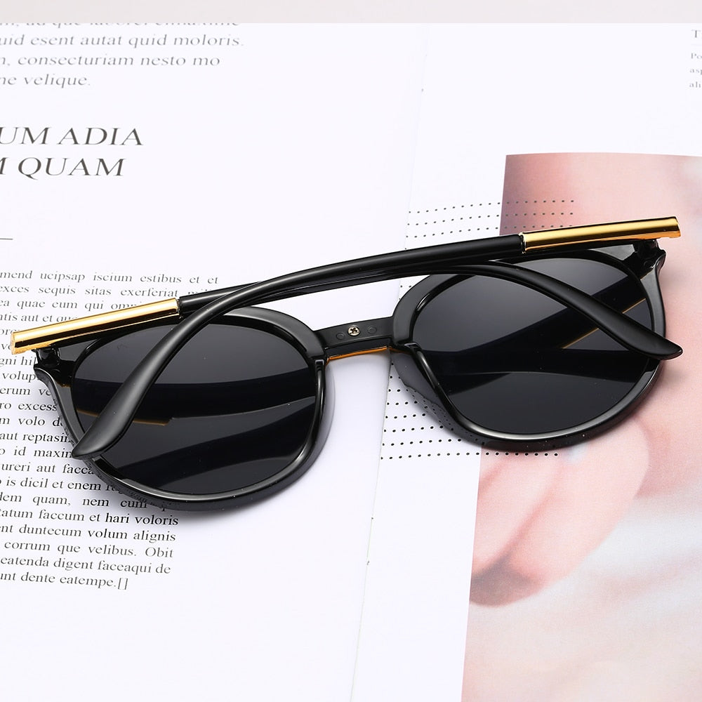 Classic Round Vintage Sunglasses Women