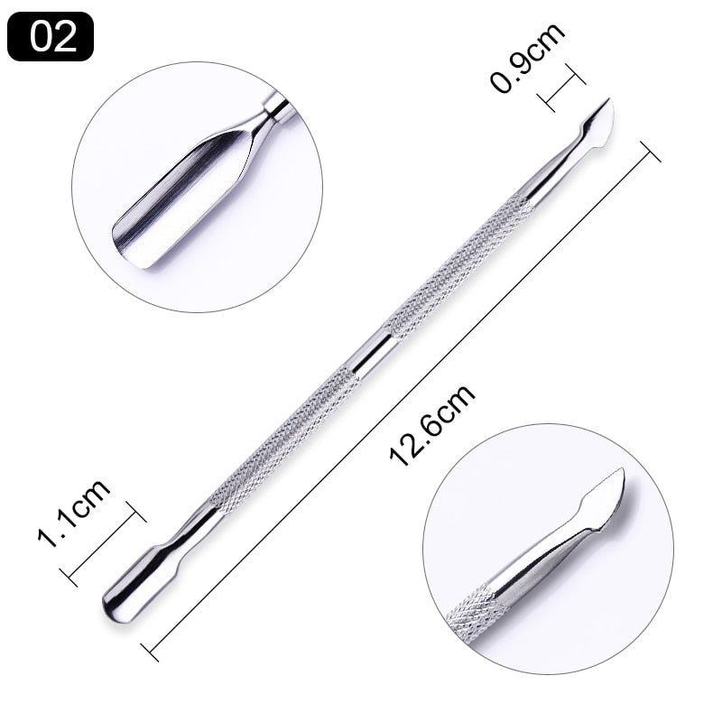 1pcs Double-ended Nail Art Cleaner