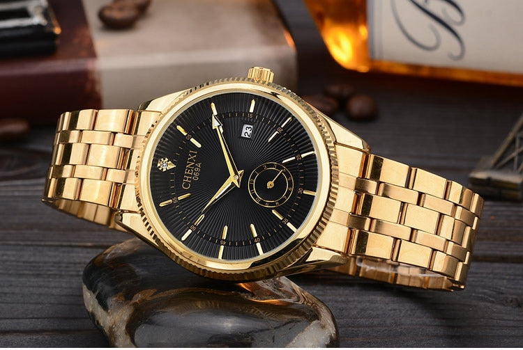 CHENXI Gold Watch Men Watches