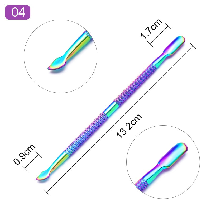 1 pièces de nettoyant pour ongles à Double extrémité