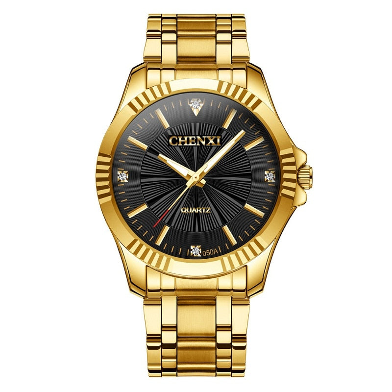 CHENXI Creative Golden Montre pour homme et femme