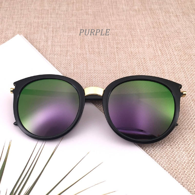 Classic Round Vintage Sunglasses Women