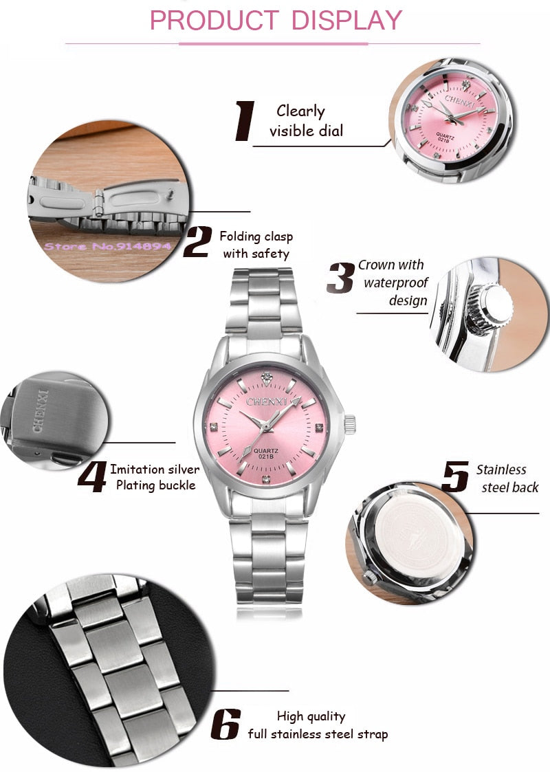 CHENXI Luxury Fashion Women  watch