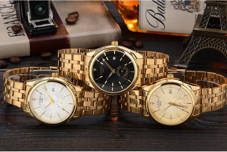 CHENXI Gold Watch Men Watches