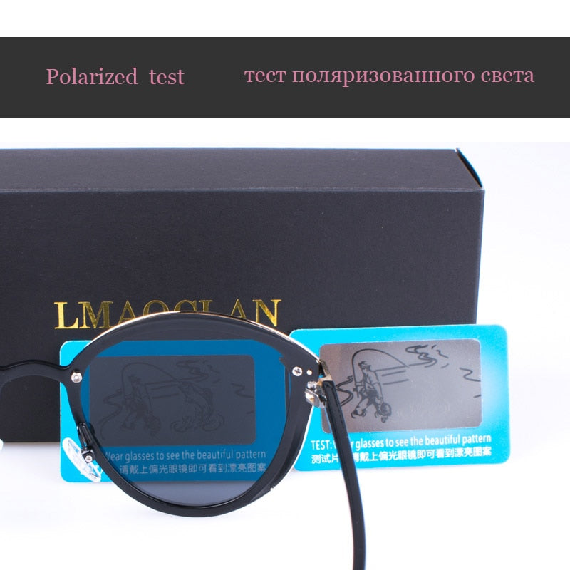 LMAOCLAN Lunettes de soleil polarisées pour femmes