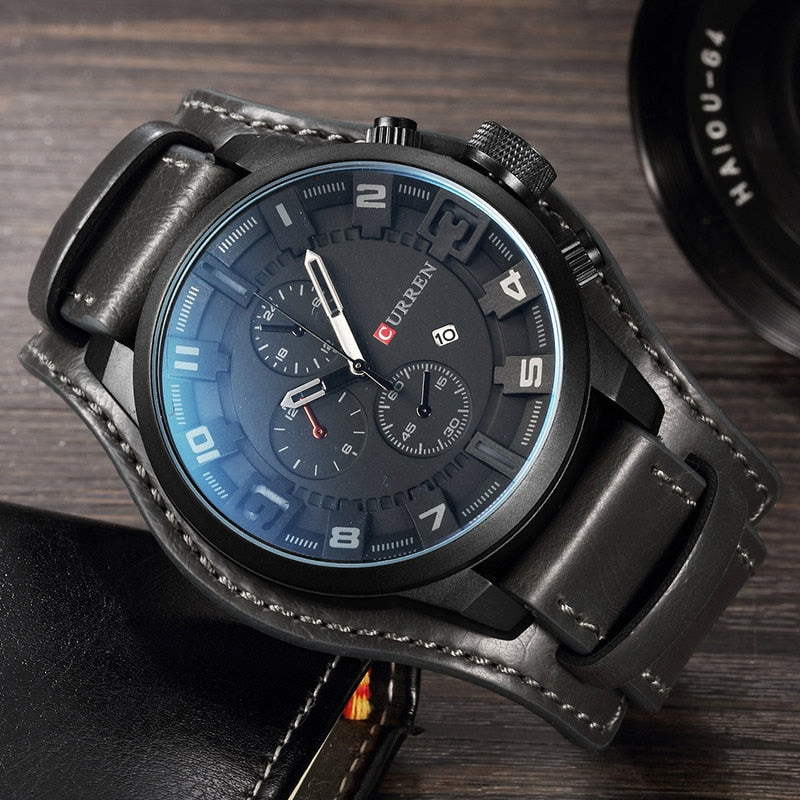 CURREN Hommes Montres Top Marque De Luxe