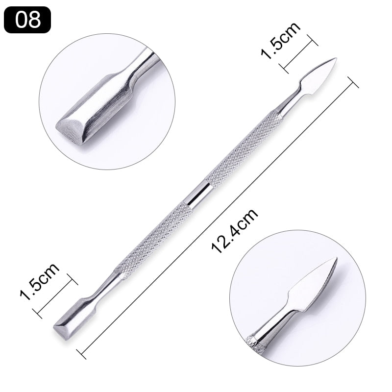 1pcs Double-ended Nail Art Cleaner