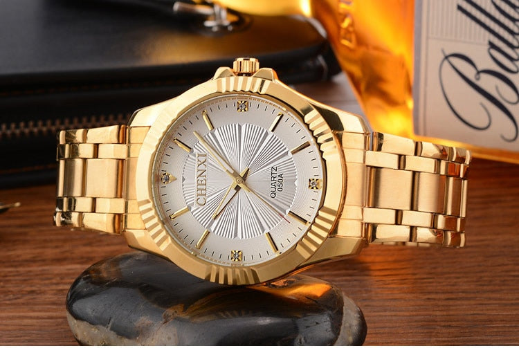 CHENXI Classique Couple Amant Montres