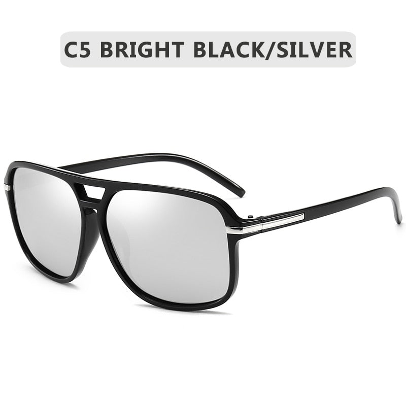 Fashion Men Cool Square Polarized Sunglasses