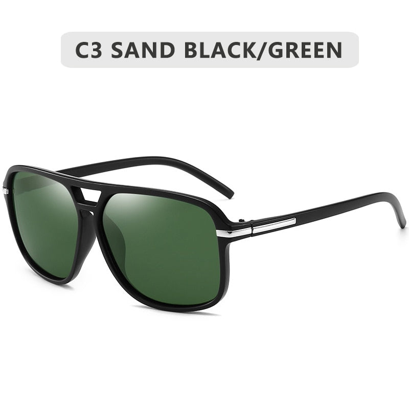 Fashion Men Cool Square Polarized Sunglasses