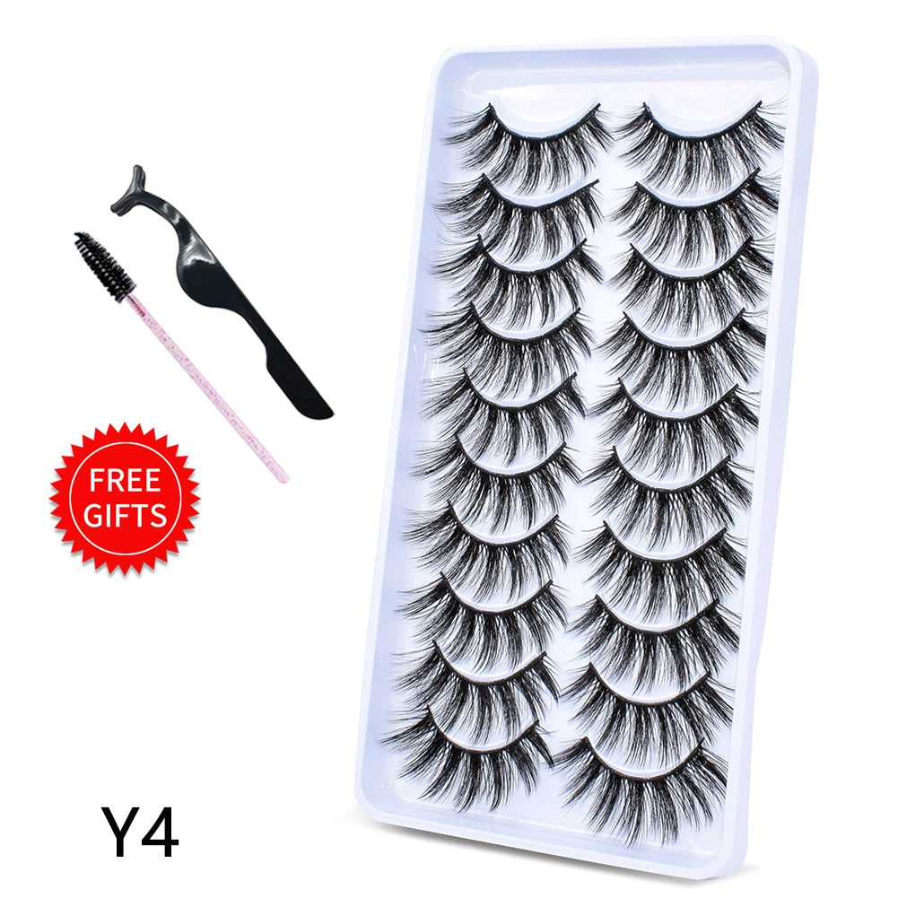 5/10Pairs 3D Mink Lashes Natural Eyelashes