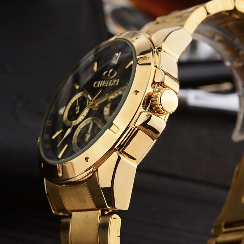 Montres pour hommes de luxe en or CHENXI