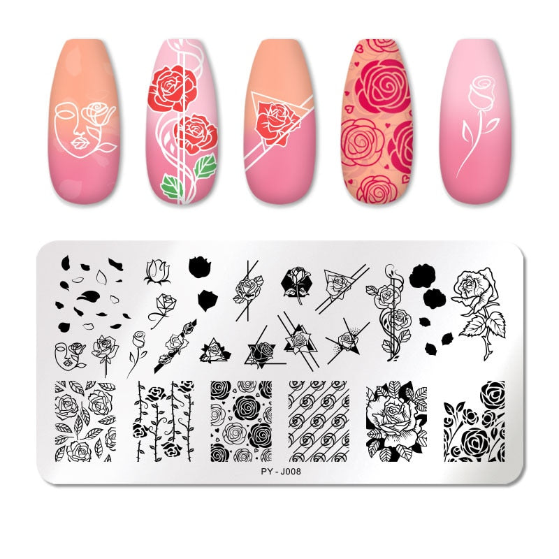 PICT YOU 12*6cm Nail Art Templates