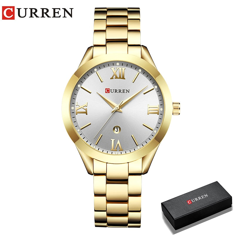 CURREN Montre en Or Femme