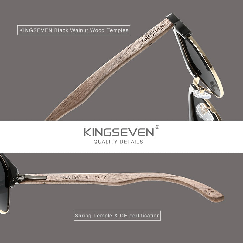 KINGSEVEN Retro Fashion Sunglasses