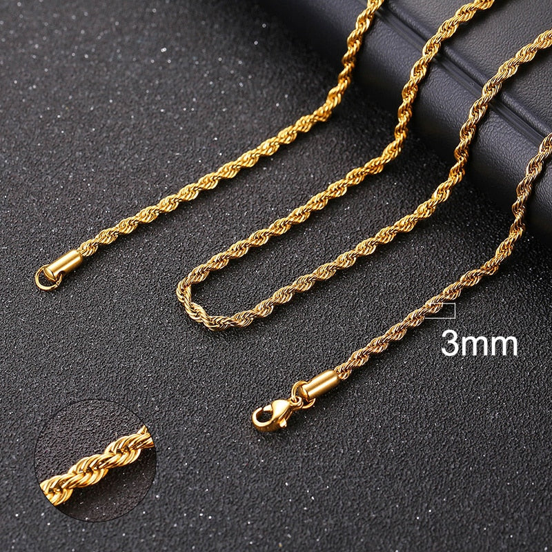 Vnox Cuban Chain Necklace