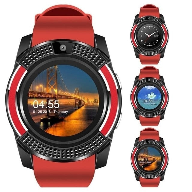 V8 Smart Watch Bluetooth Call Fitness