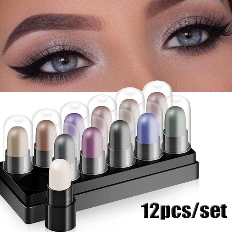 Eyeshadow Pencil Set 12 Colors