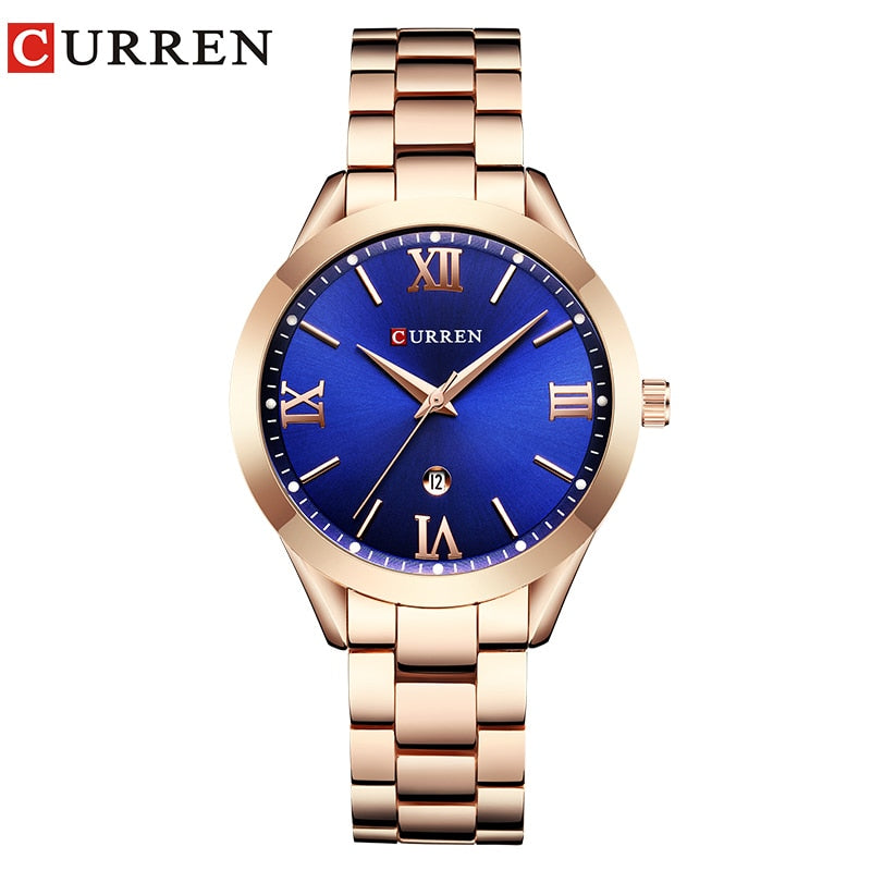 CURREN Montre en Or Femme