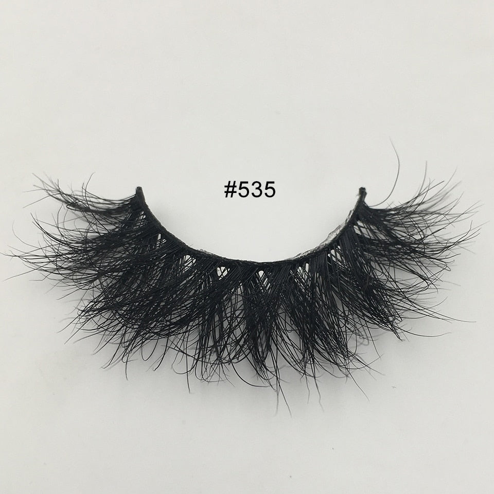 RED SIREN Fluffy Mink Lashes Short