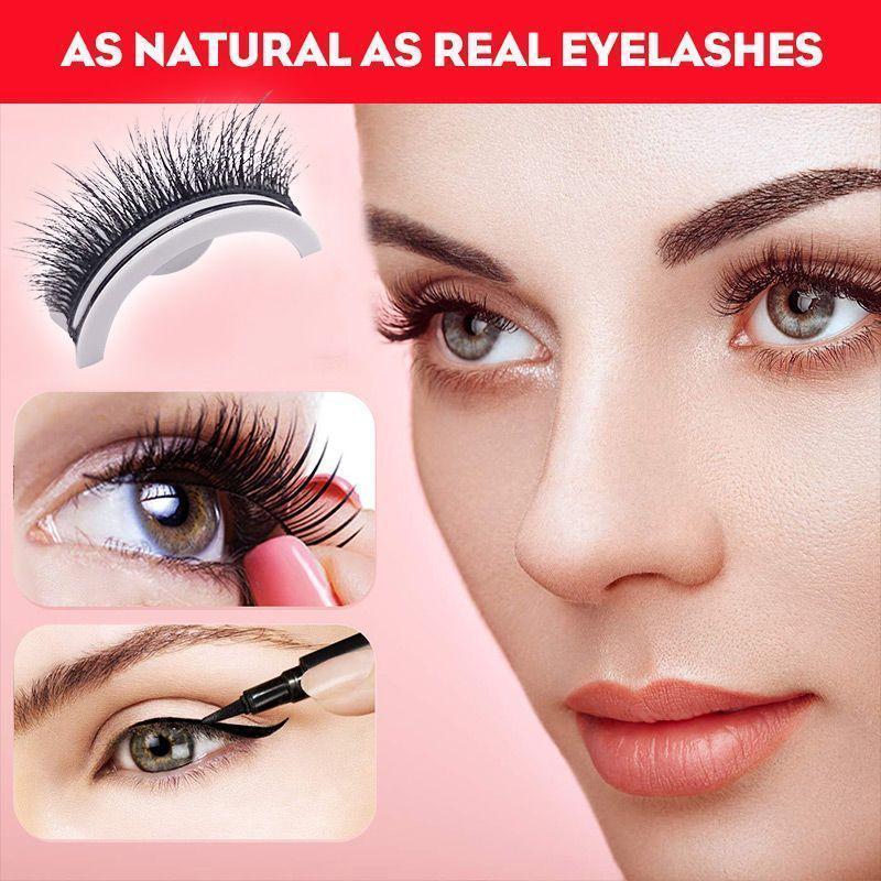 Reusable Self-Adhesive Eyelashes Natural