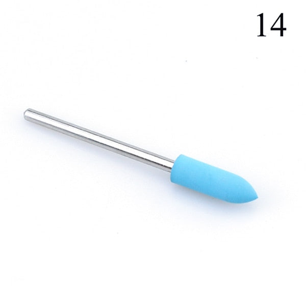 1pcs Silicone Nail Drill Milling Cutter