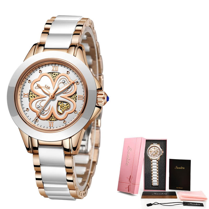 SUNKTA Quartz Women Watches