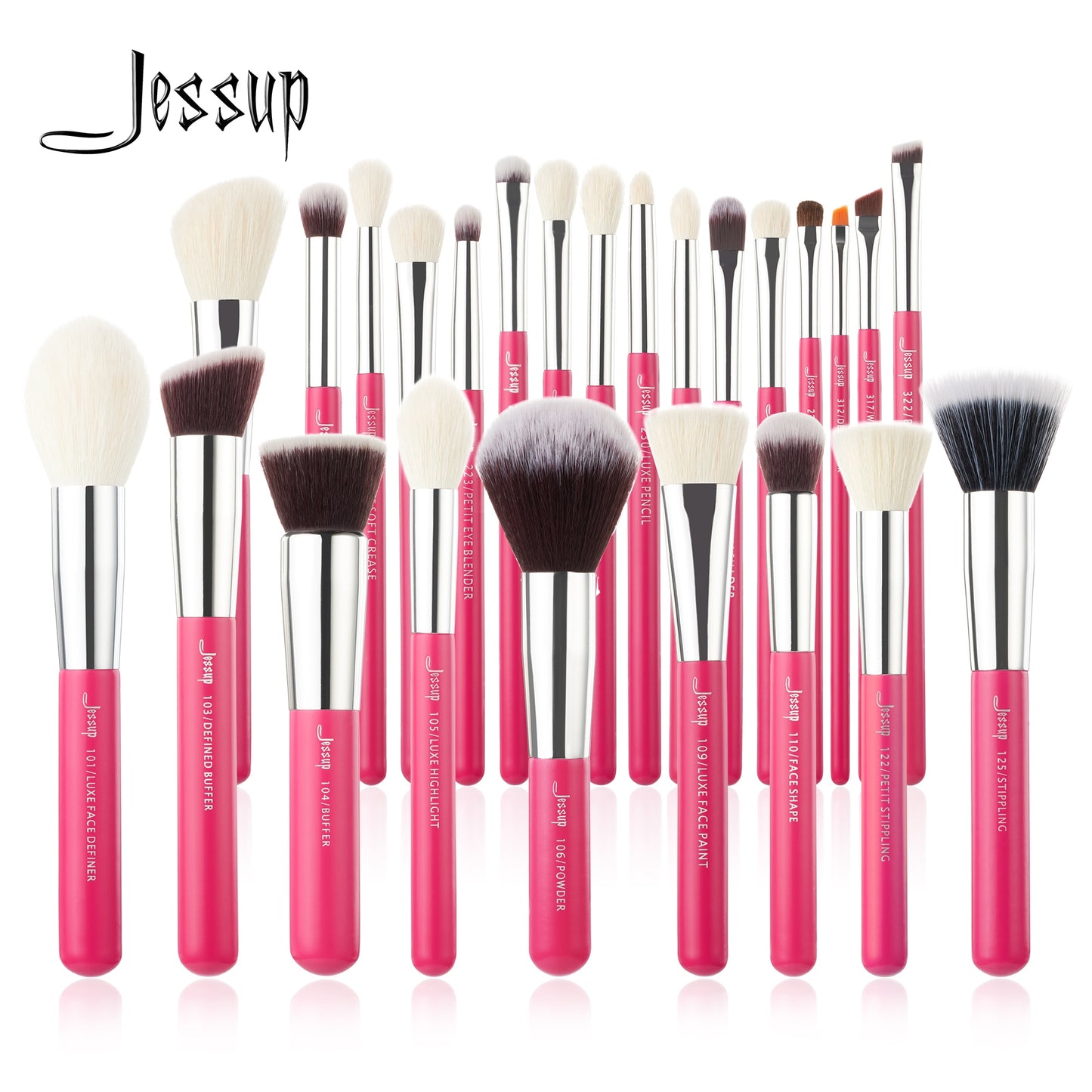 Jessup Makeup brushes set ,6- 25pcs