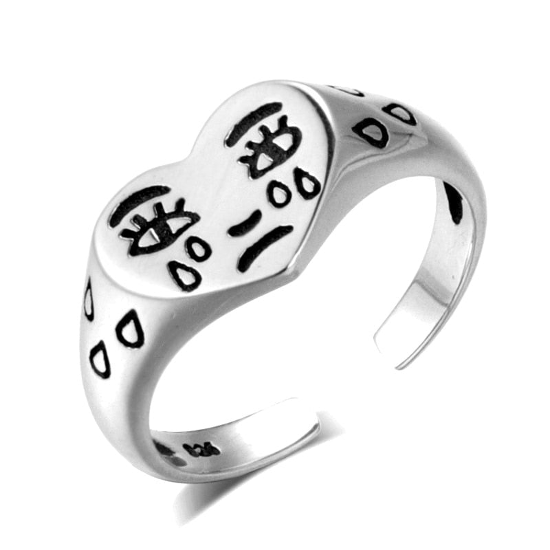 Bague Pour Femme Fille Serpent Sourire