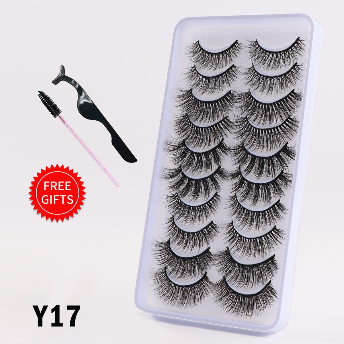 5/10Pairs 3D Mink Lashes Natural Eyelashes