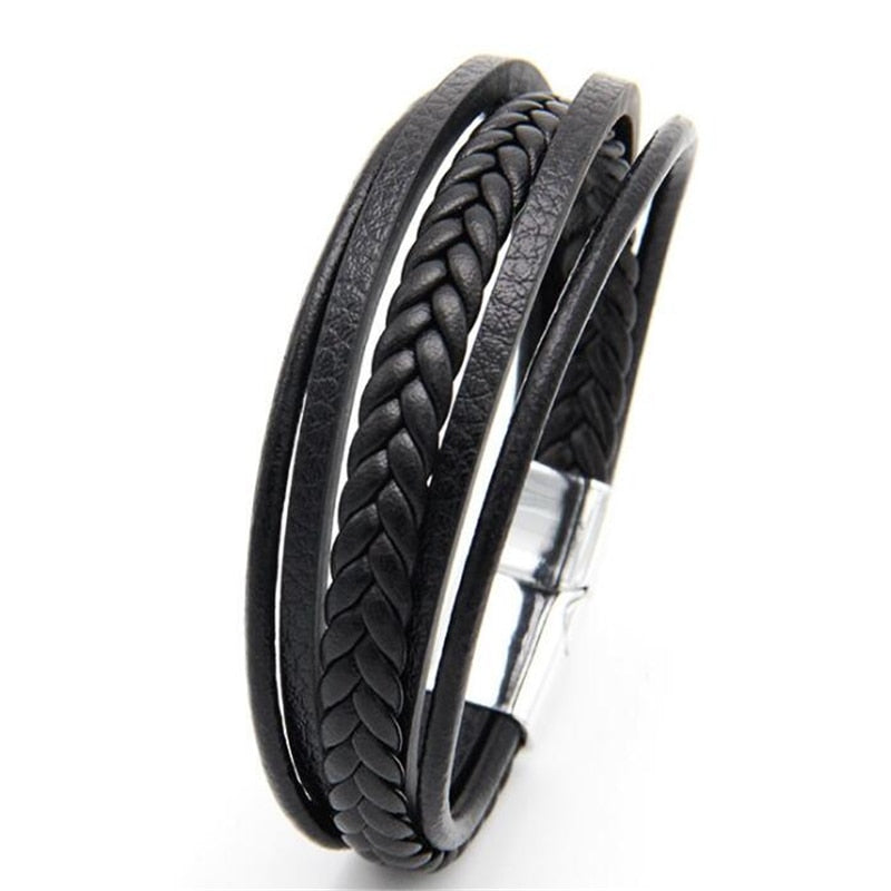 ZOSHI Trendy Genuine Leather Bracelets