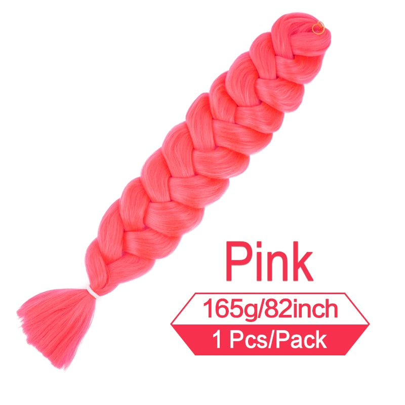 82 Inch 165g/Pack Synthetic Crochet Hair