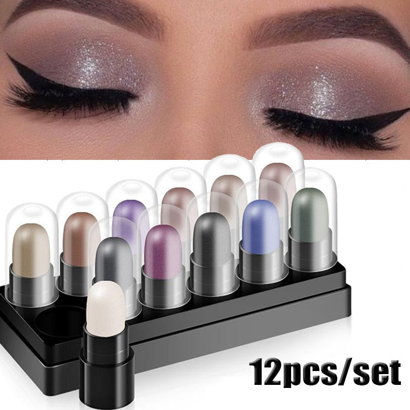 Eyeshadow Pencil Set 12 Colors