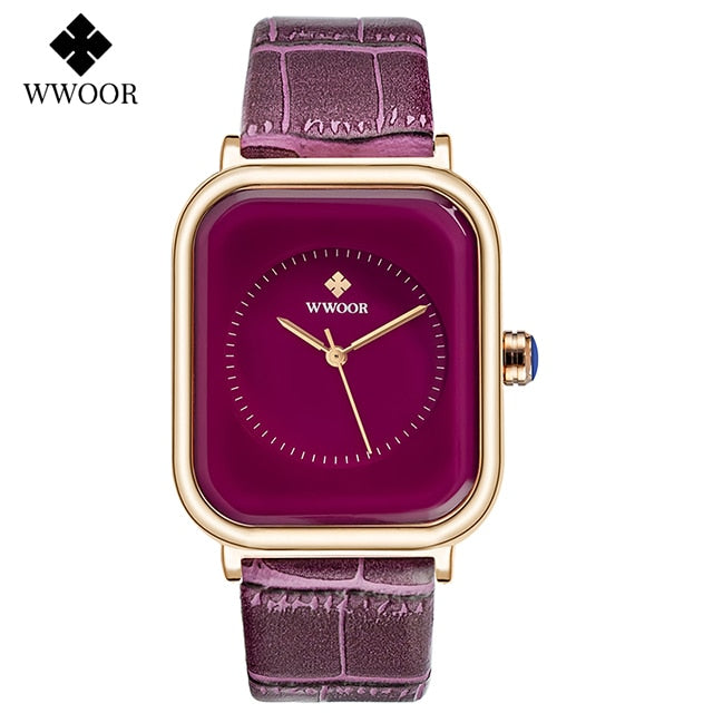 WWOOR Montres de luxe pour femmes avec diamants 2022