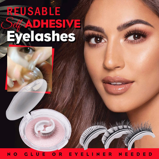 Reusable Self-Adhesive Eyelashes Natural