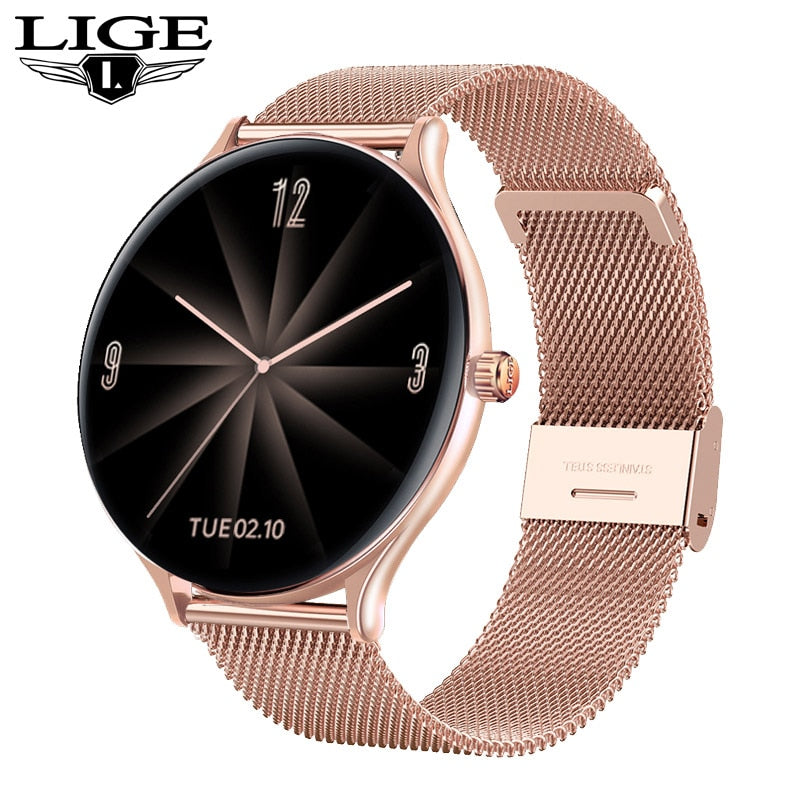 LIGE Women Smart Watch Woman Fashion