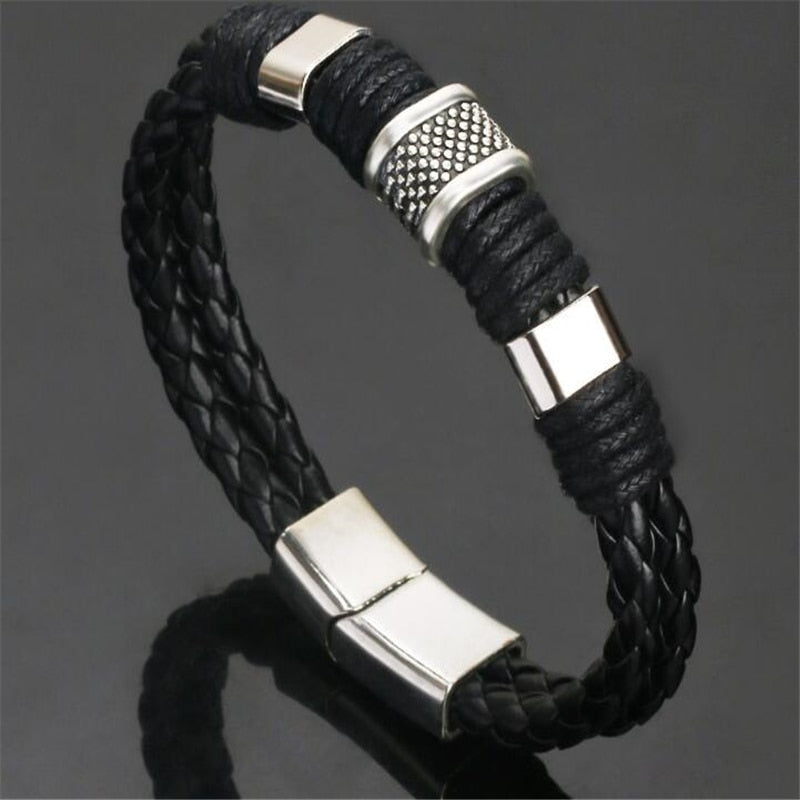 Bracelets en cuir véritable tendance ZOSHI