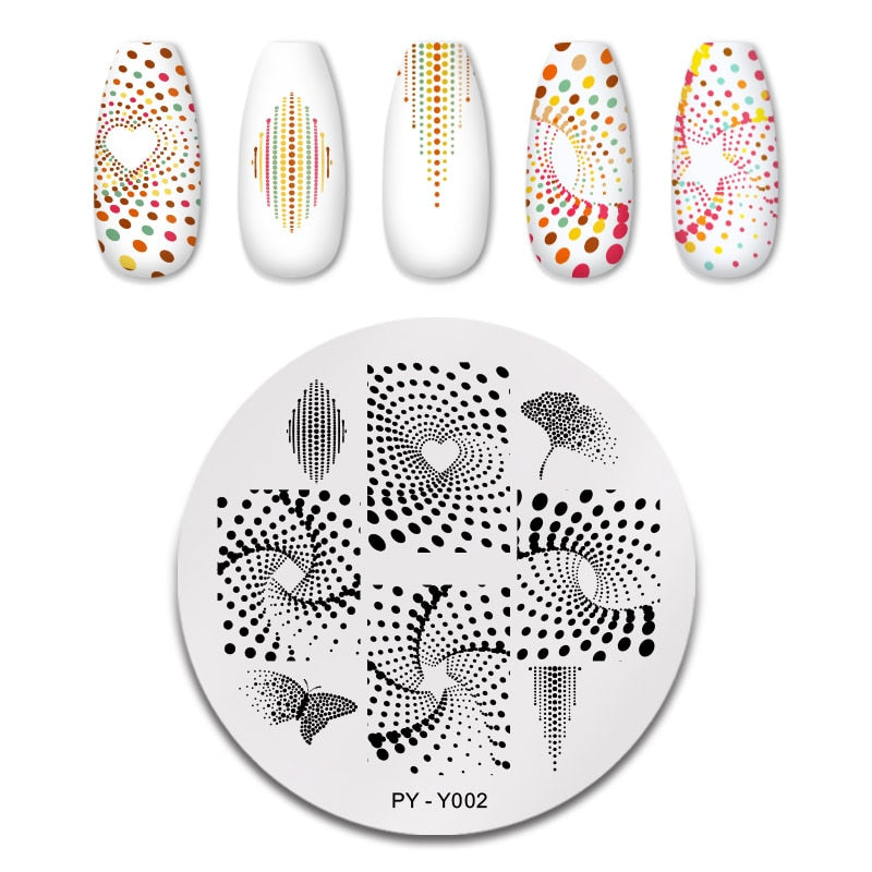 PICT YOU 12*6 cm Nail Art Modèles Estampage Plaque Conception Fleur Animal Verre Température Dentelle Timbre Modèles Plaques Image