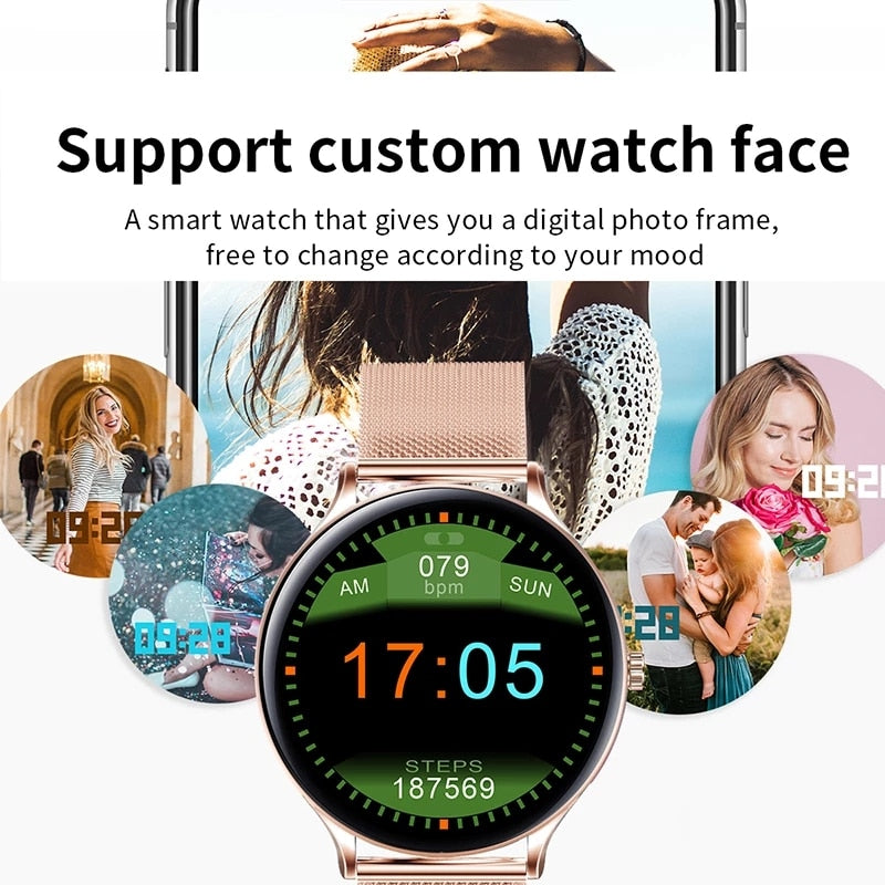 LIGE Women Smart Watch Woman Fashion