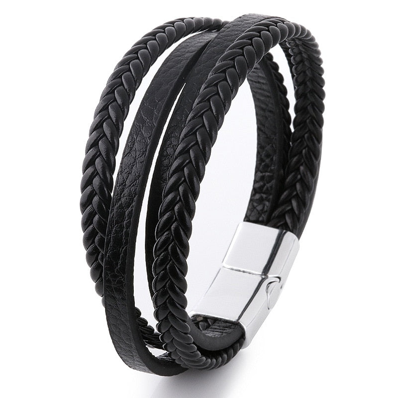 ZOSHI Trendy Genuine Leather Bracelets