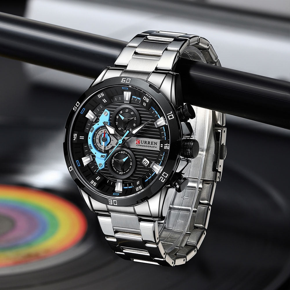 CURREN Nouvelles Montres Homme Chronographe