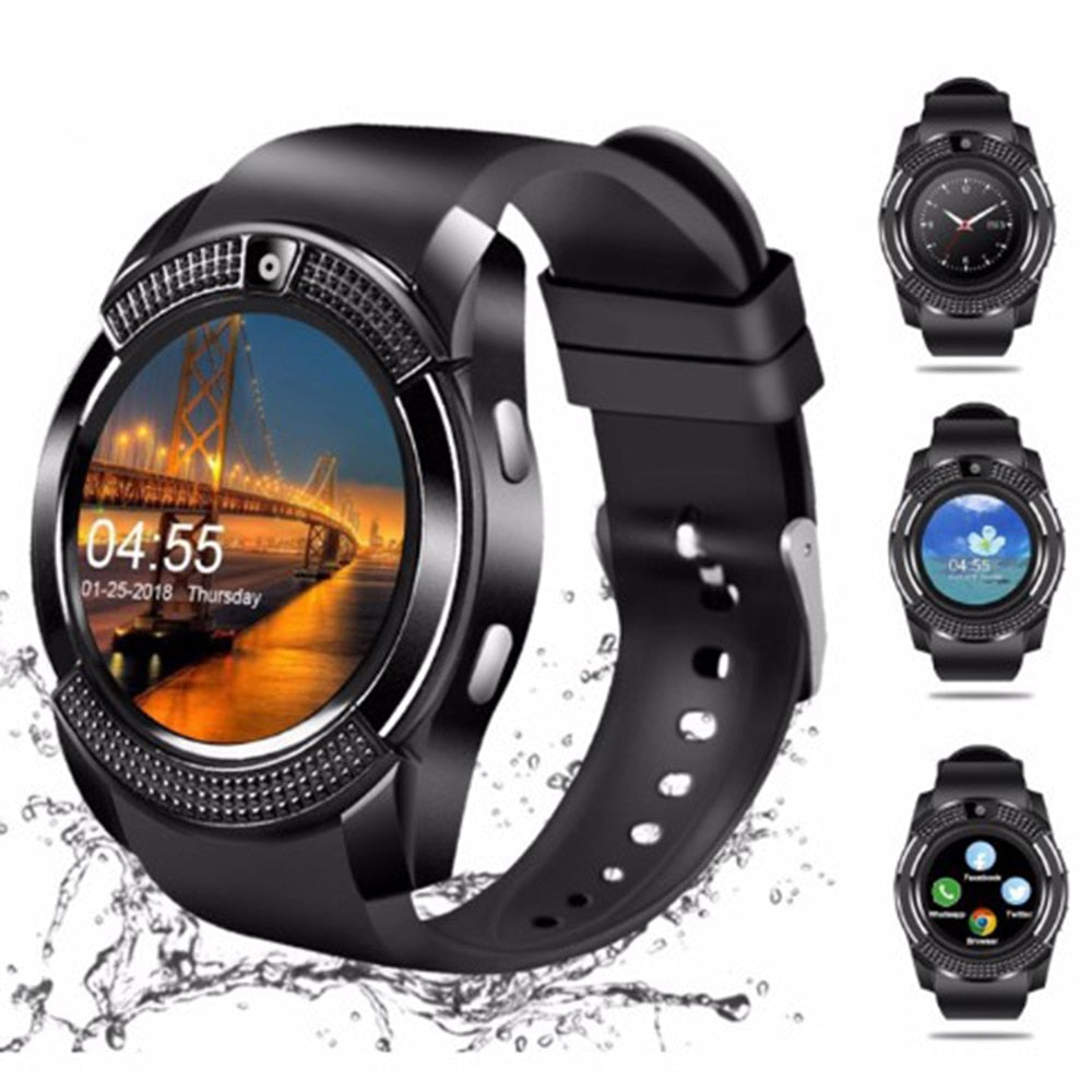 V8 Smart Watch Bluetooth Call Fitness