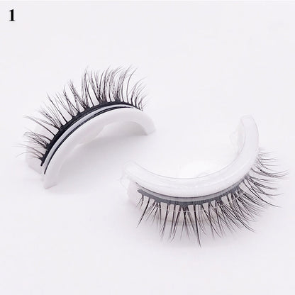 1Pair Reusable Self-adhesive False Eyelashes